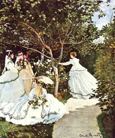 Claude Monet - Kobiety w ogrodzie (1)