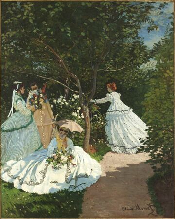 Claude Monet - Kobiety w ogrodzie III (1)