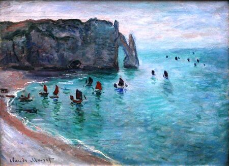 Claude Monet - Étretat, la porte d’Aval (1)