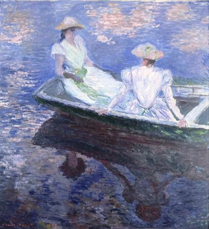 Claude Monet - W łodzi (1)