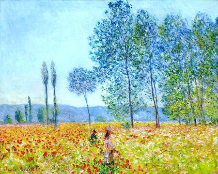 Claude Monet - Pod topolami (1)