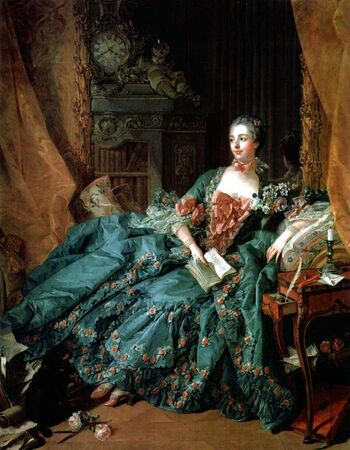 Francois Boucher - Madame Pompadour (1)