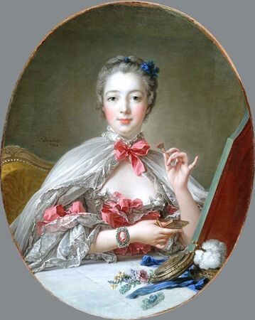 Francois Boucher - Jeanne-Antoinette Poisson, Marquise de Pompadour  (1)