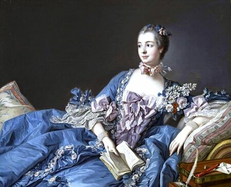 Francois Boucher - Madame de Pompadour (1)