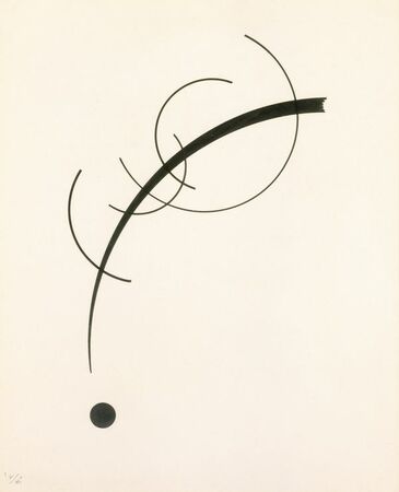 Wassily Kandinsky - Free Curve to the Point – Accompanying Sound of Geometric Curves (1)