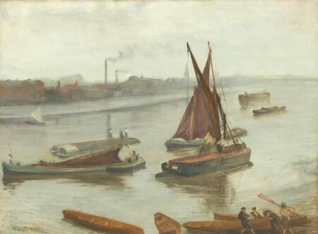James Whistler - Grey and Silver Old Battersea Reach (1)