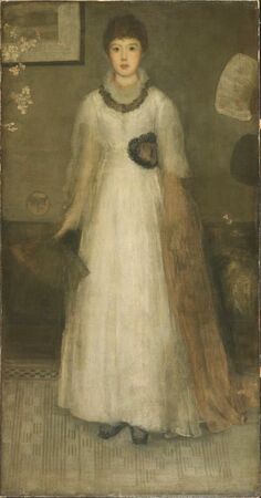 James Whistler - Harmony in Grey and Peach Colour (1)