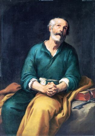 Bartolomé Esteban Murillo - Święty Piotr  (1)