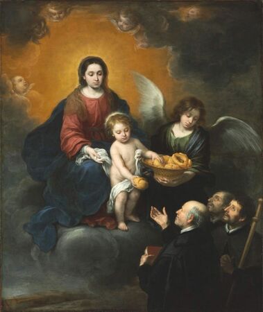 Bartolomé Esteban Murillo - Dzieciątko Jezus rozdający chleb pielgrzymom (1)