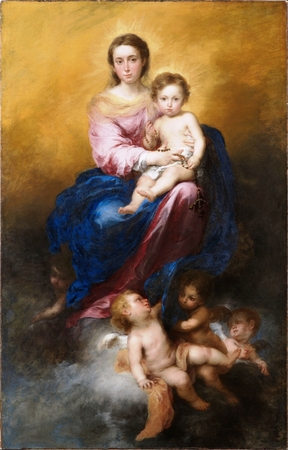 Bartolomé Esteban Murillo - Madonna Różańcowa (1)