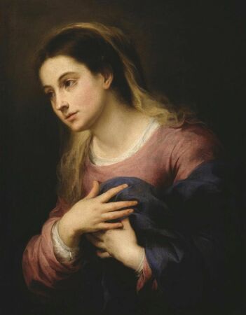 Bartolomé Esteban Murillo - The Virgin of the Annunciation (1)