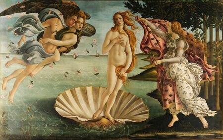 Sandro Botticelli - Narodziny Wenus (1)