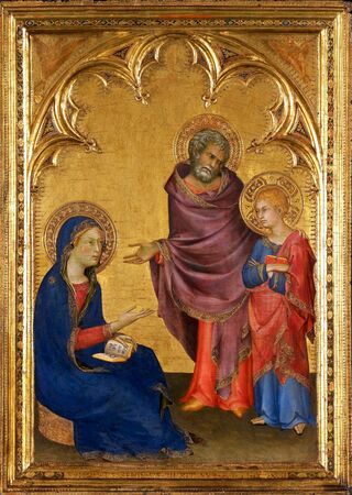 Simone Martini - Chrystus odkryty w świątyni (1)