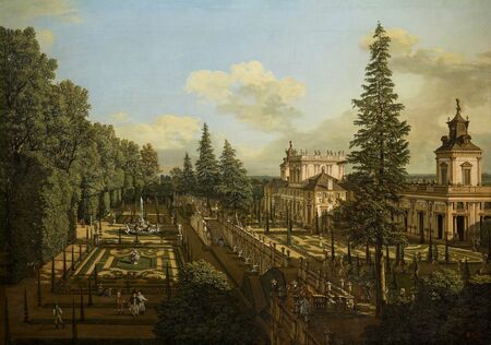 Canaletto - Pałac w Wilanowie (1)