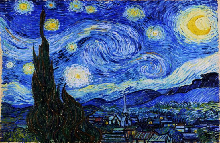Vincent van Gogh -Gwiaździsta noc 