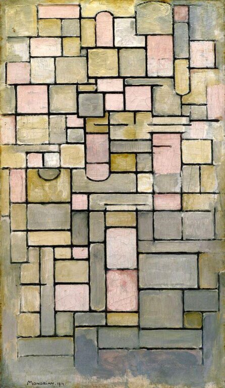 Piet Mondrian - Kompozycja 8