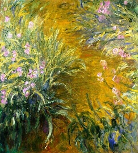 Claude Monet - The Path through the Irises