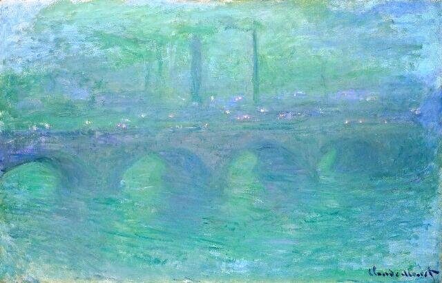 Claude Monet - Waterloo Bridge, London, at Dusk