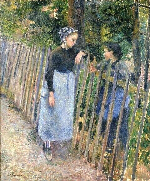 Camille Pissarro - Rozmowa (Conversation)