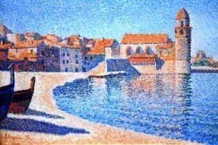 Paul Signac - Widok na Collioure