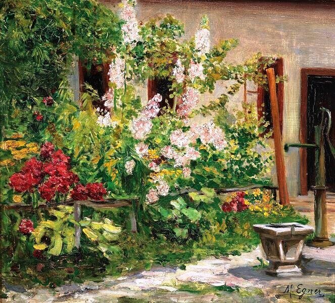 Marie Egner - Ogród kwitnących Malw