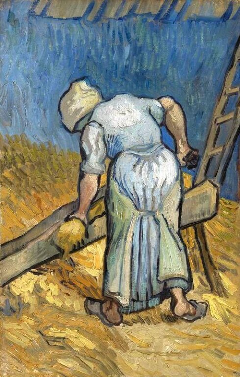 Vincent van Gogh - Odsiewająca len (1)