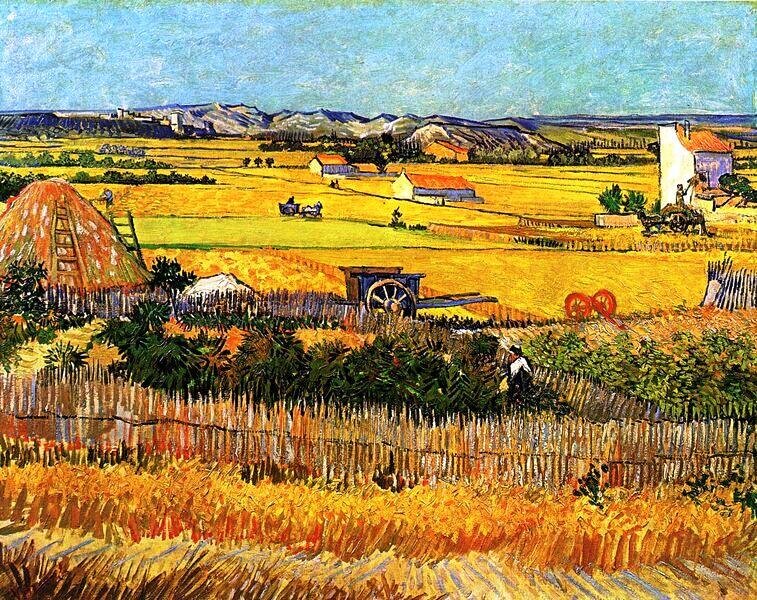 Vincent van Gogh - Żniwa (1)