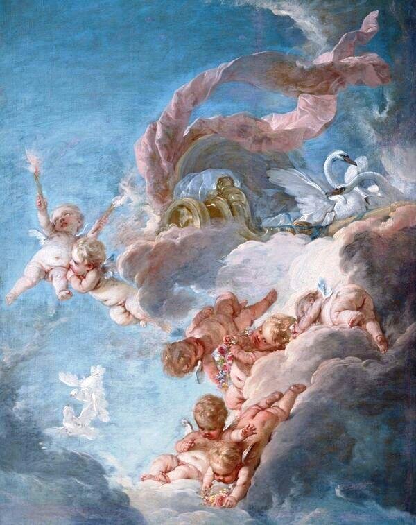 Francois Boucher - Kareta Venus