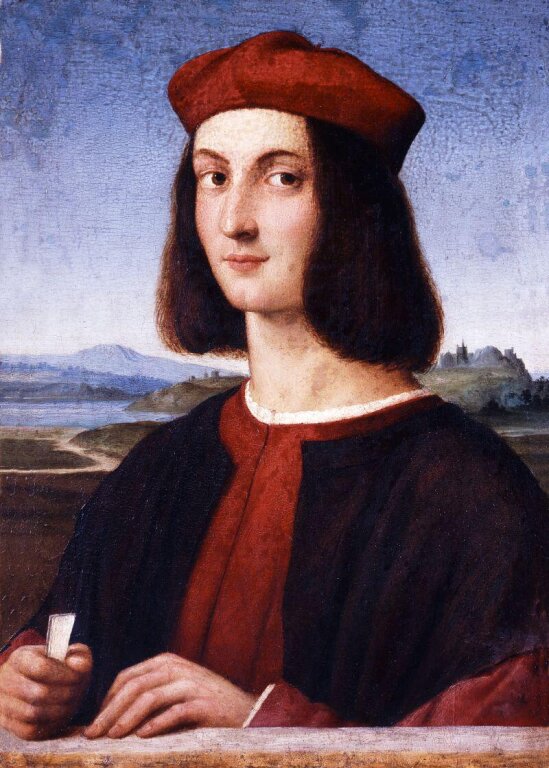 Rafael Santi - Portret młodzieńca
