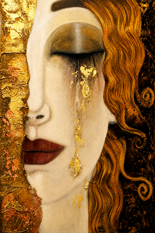 Gustav Klimt  - Łzy (Golden Tears)