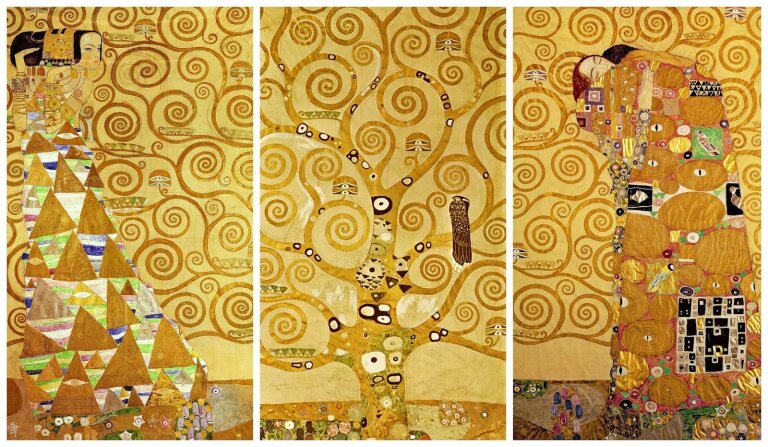 Gustav Klimt - Tree of Life II (Drzewo życia II) - TRYPTYK